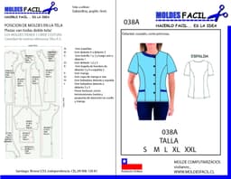 Delantal Cruzado Corte Princesa - vista 1