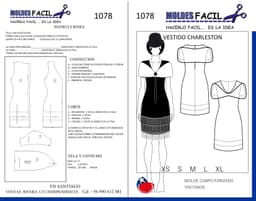 Vestido de Charleston - vista 1