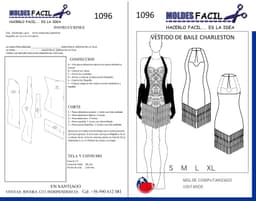 Vestido de Baile Charleston - vista 1