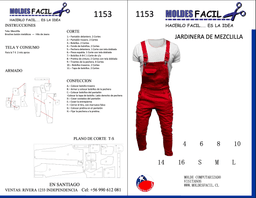 Jardinera de mezclilla - vista 1