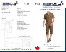 Enterito de hombre cap - vista 1