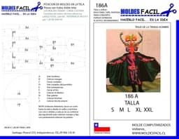 Traje de la Tirana Hombre - vista 1