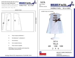 Vestido evase con encaje - vista 1