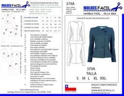 CHAQUETA MUJER CRUZADA ENTALLADA - vista 1