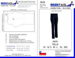 Calza recta mujer - vista 1