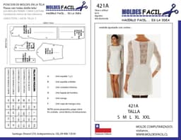 Vestido Ajustado con Cortes - vista 1