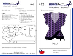 BLUSA CRUZADA CON VOLADOS - vista 1