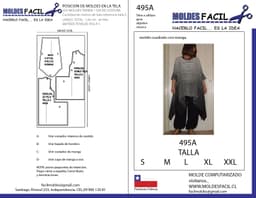 Vestido Cuadrado Con Manga - vista 1