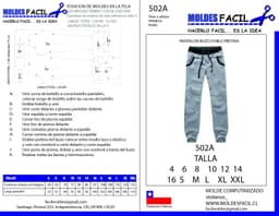 Pantalon buzo doble pretina - vista 1