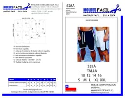 Short hombre - vista 1