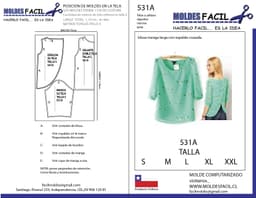 BLUSA MANGA LARGA CON ESPALDA CRUZADA - vista 1