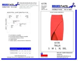 Falda tulipan asimetrica - vista 1