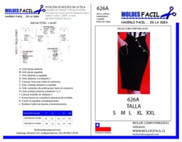 Falda tubo pretina alta - vista 1