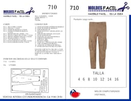 Pantalón cargo recto - vista 1