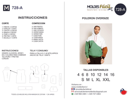 Poleron oversize - vista 1