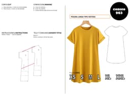 POLERA LARGA TIPO VESTIDO - vista 1