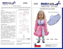Vestido de huasa bebé - vista 1