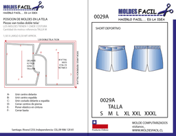 Short deportivo - vista 1