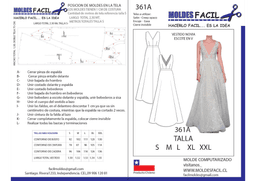 Vestido de novia escote en V - vista 1