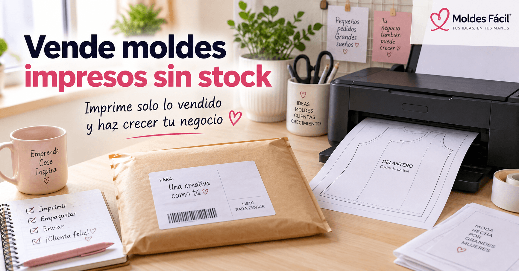 Vender moldes impresos sin stock: así funciona para revendedoras