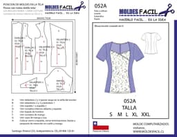 Blusa Escote Cruzado en V - vista 1
