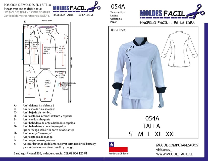 Blusa Chef