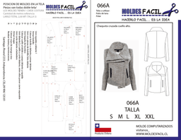 CHAQUETA CRUZADA CUELLO ALTO - vista 1