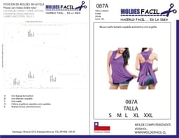BLUSA CUELLO BOTADO ESPALDA ASIMETRICA CON ARGOLLA - vista 1