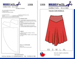 Falda con rebeca - vista 1