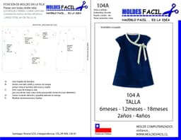 Vestido cruzado - vista 1