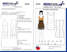 Vestido de Charleston - vista 1