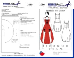 Vestido Can can - vista 1