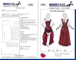 Vestido Can can - vista 1