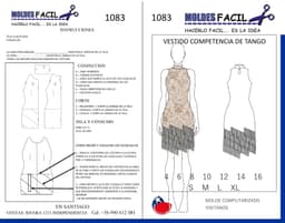 Vestido Competencia de Tango - vista 1