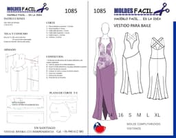 Vestido para baile - vista 1