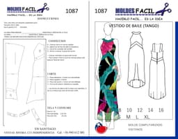 Vestido De Baile Tango - vista 1