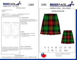 Falda escolar - vista 1