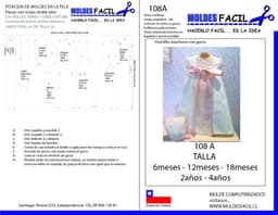Vestidito bautismo con gorro - vista 1