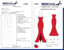 Vestido de Baile Flamenco - vista 1