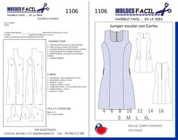 Jumper escolar con cortes - vista 1