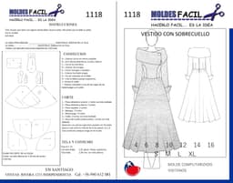 Vestido Con Sobre Cuello - vista 1