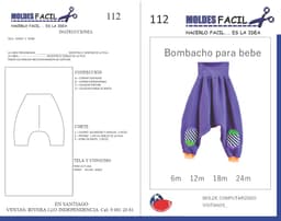 Bombacho para bebé - vista 1