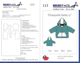 Chaqueta bebé con orejitas - vista 1