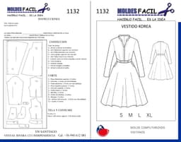 Vestido Corea - vista 1