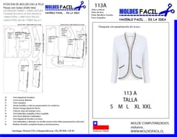 CHAQUETA CON PASAMANERIA SIN CRUCE - vista 1