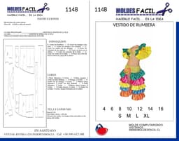 Vestido de Rumbera - vista 1
