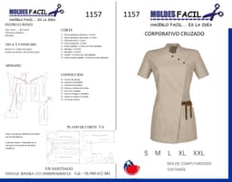 Blusa Corporativa Cruzado - vista 1