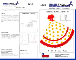 Vestido de Huasa Corset Nº4 - vista 1