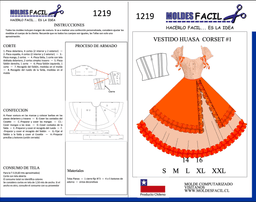 Vestido de Huasa Corset Nº1 - vista 1