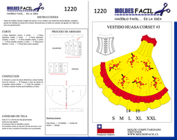 Vestido de Huasa Corset Nº3 - vista 1